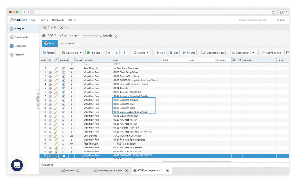 Calculate markups, VAT and withholding tax