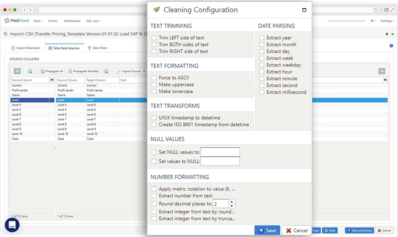 PlaidCloud cloud storage configuration